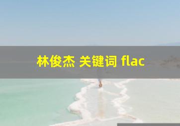 林俊杰 关键词 flac